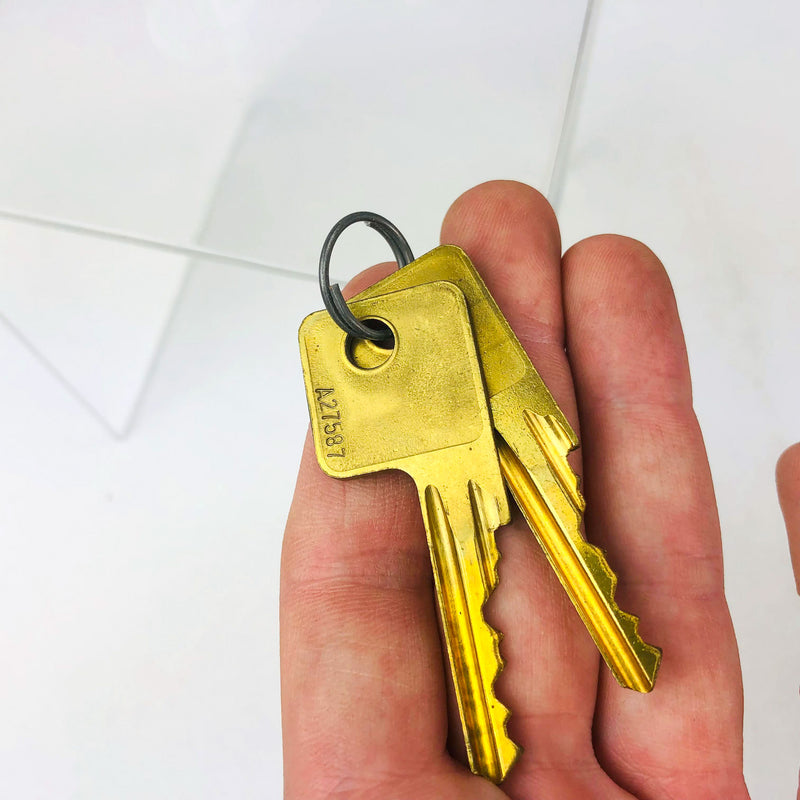 Yale Mortise Cylinder 1152 1-1/4" US26D Satin Chrome 6 Pin New Old Stock NOS