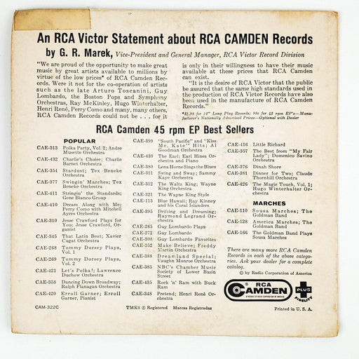 Domenico Savino My Fair Lady Record 45 RPM EP CAE 357 RCA 1956 2
