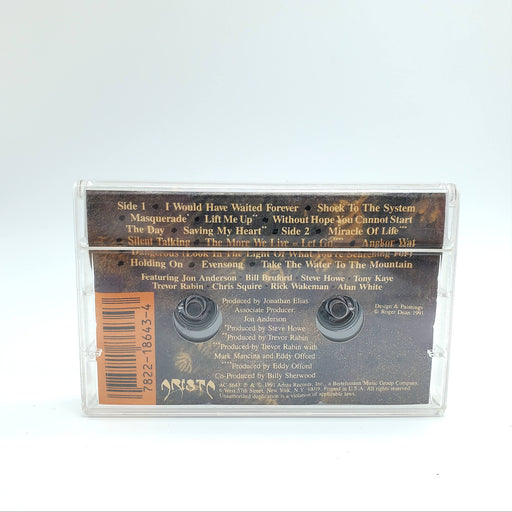Union Yes Cassette Album Arista 1991 AC-8643 Electronic Music 2
