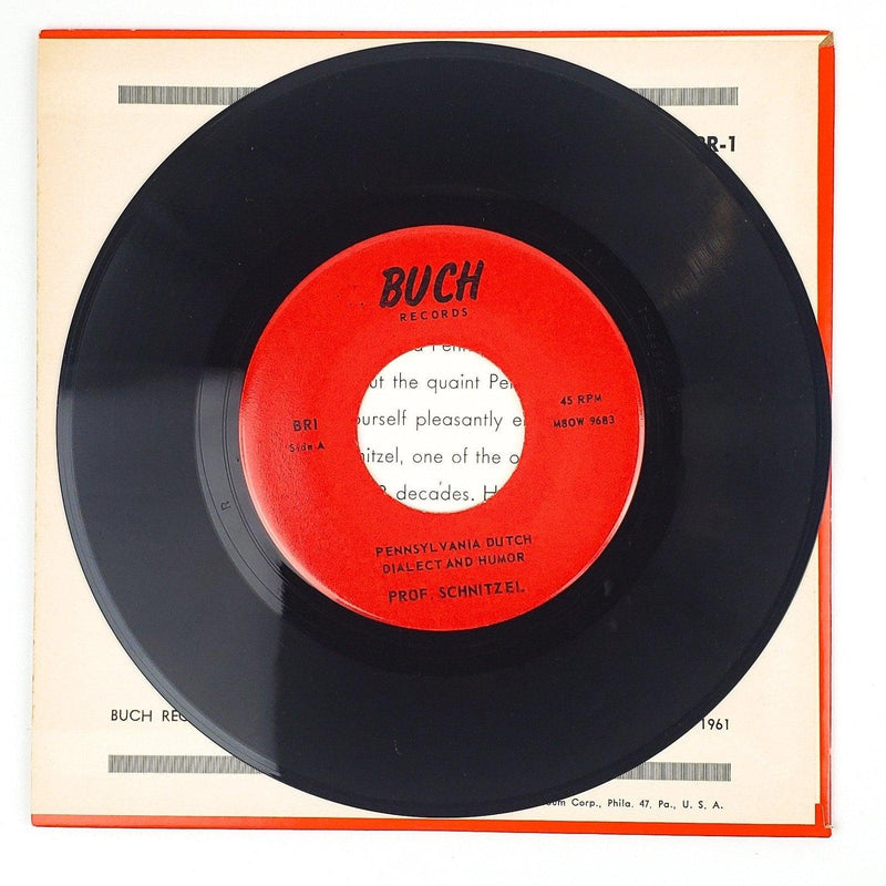 Professor Schnitzel Pennsylvania Dutch Spoken Here Abouts Record 1961 3
