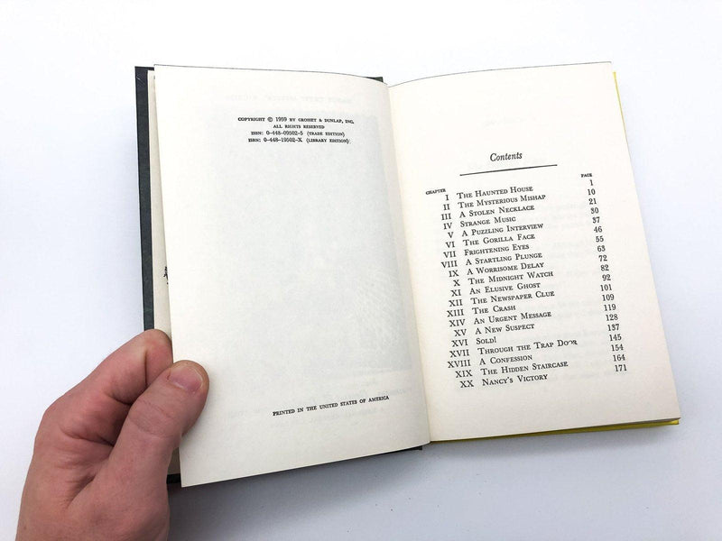 Nancy Drew The Hidden Staircase No 2 Carolyn Keene 1959 Grosset & Dunlap Matte 7