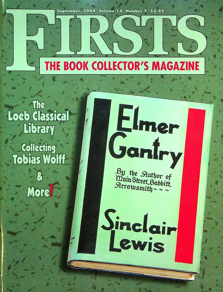 Firsts Magazine September 2004 Vol 14 No 7 Collecting Tobias Wolff