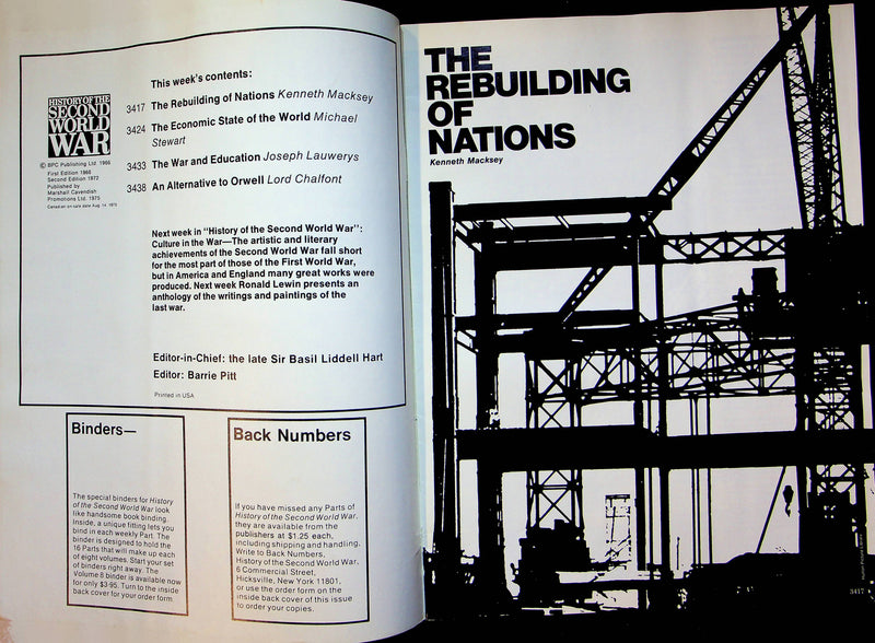 History Second World War WW2 Magazine 1975 Part 123 Reconstruction Years Economy 3