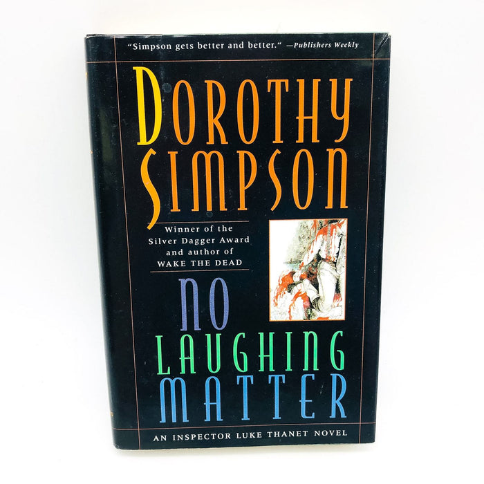 No Laughing Matter Hardcover Dorothy Simpson 1993 Inspector Luke Thanet Vineyard 1