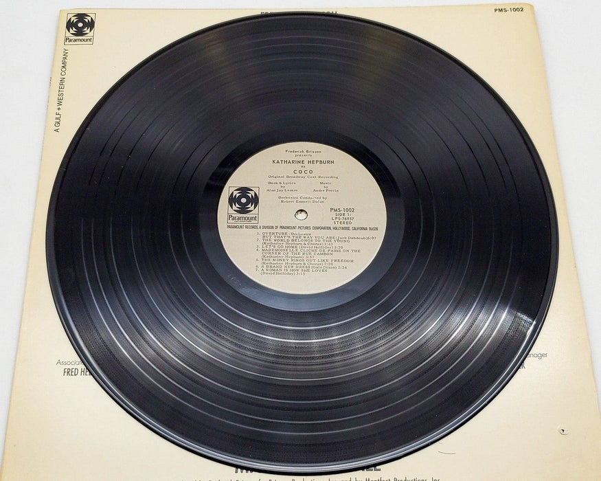 Katharine Hepburn Coco Cast Recording 33 RPM LP Record Paramount Records 1970 6