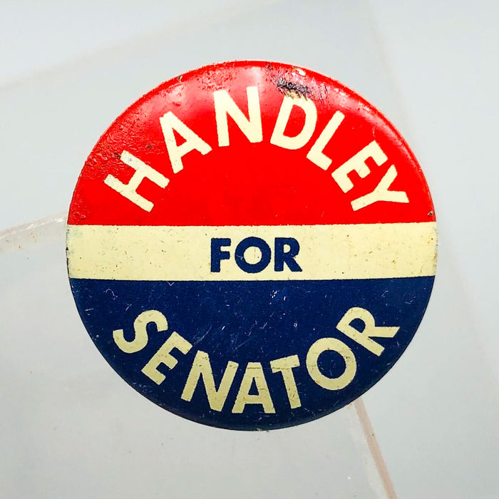 Harold Handley For Senator Button Pin .75" Indiana Political Campaign Union 9