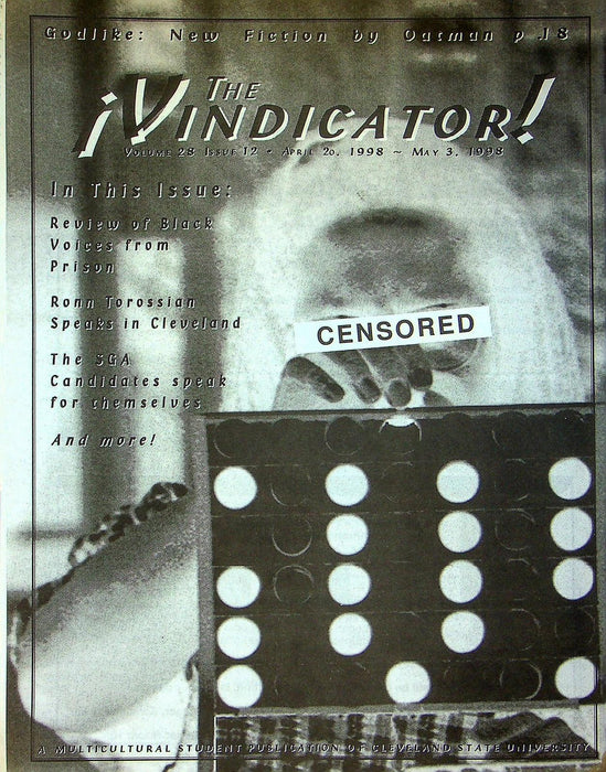 Vindicator Magazine CSU Ohio 1998 Vol 28 # 12 Ronn Torossian, Race & Politics 4