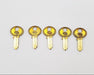 5x Corbin 8632C R4 Key Blanks Brass Nickel Plated USA Made Vintage NOS 3