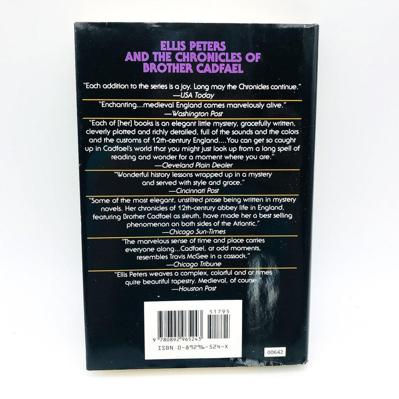 The Holy Thief Hardcover Ellis Peters 1992 12th Century Europe 19th Chronicle 2