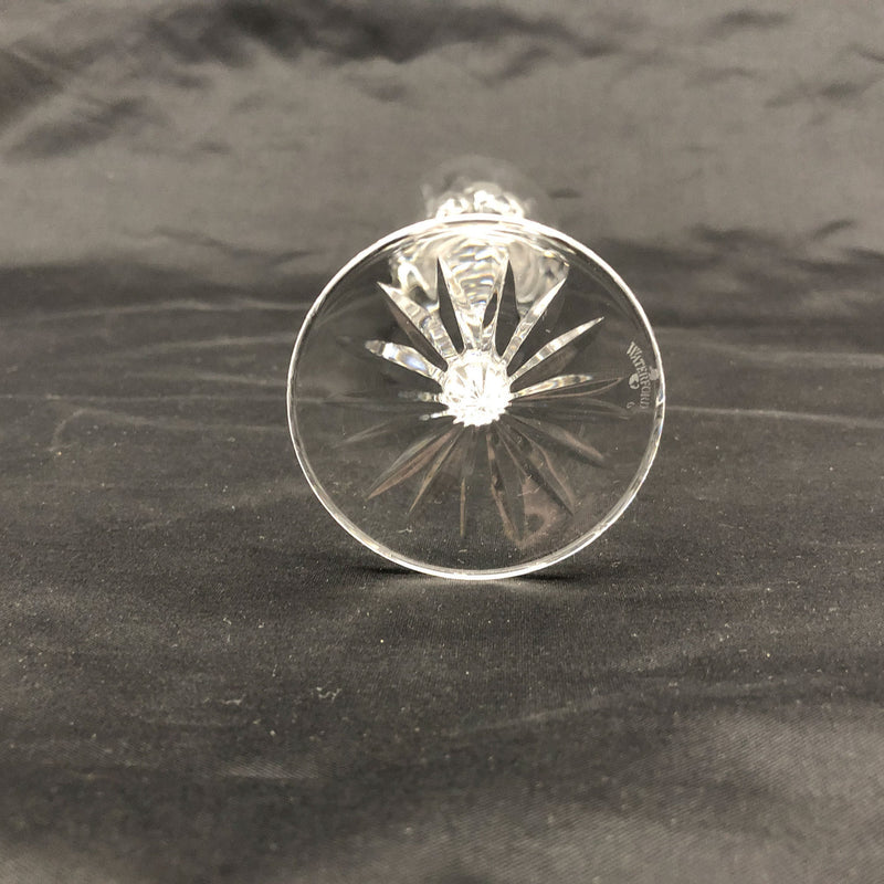 Waterford Champaign Flute Platinum Lismore 8-7/8" Signed Silver Rim 101661