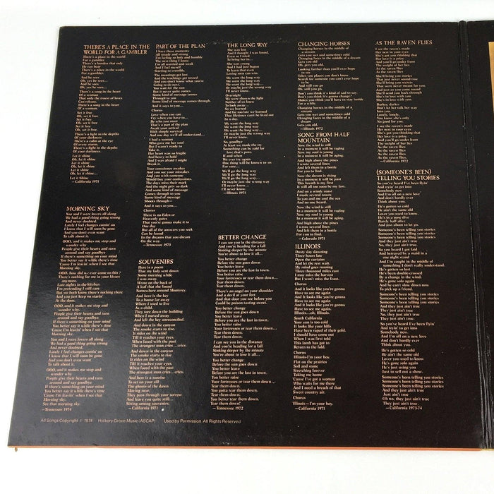 Dan Fogelberg Souvenirs Record 33 RPM LP KE 33137 Epic 1974 Gatefold 3