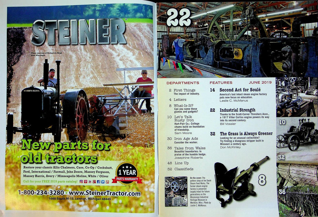 Farm Collector Magazine June 2019 Vol 21 # 11 Second Act for Soule