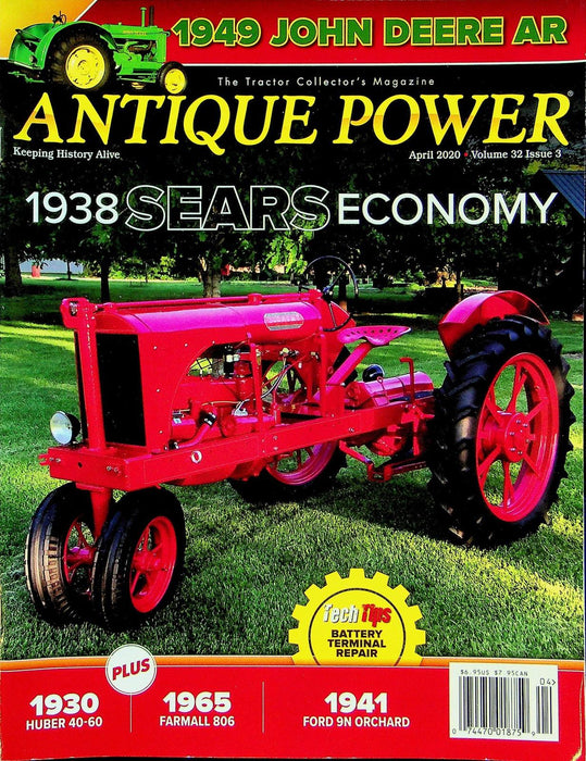 Antique Power Magazine April 2020 Vol 32 # 3 1938 Sears Economy