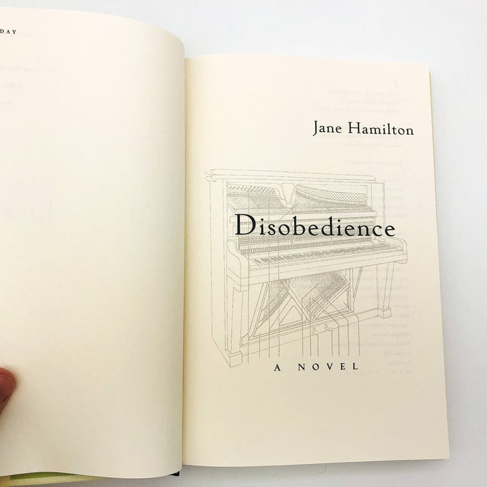 Disobedience Hardcover Jane Hamilton 2000 Teenage Boys Adultery Musicians 1st Ed 7