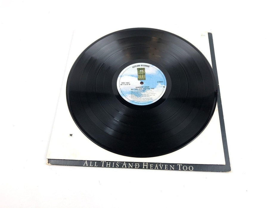 Andrew Gold All This and Heaven Too Vinyl Record 6E-116 Asylum 1978 Specialty 5