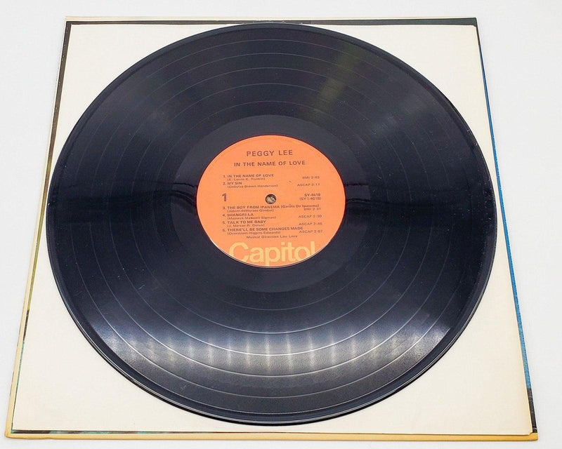 Peggy Lee In The Name Of Love 33 RPM LP Record Capitol Records 1964 5