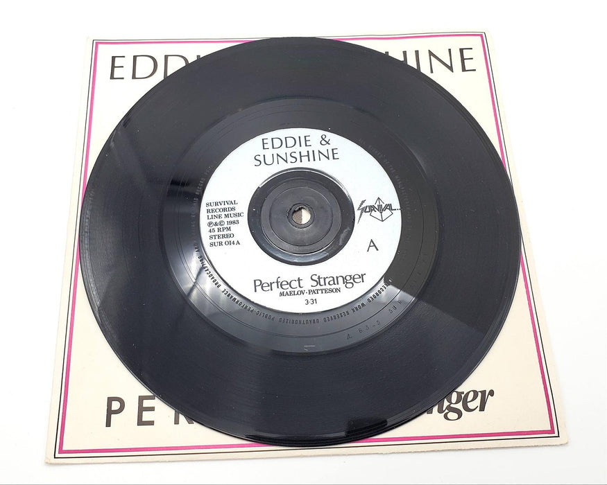 Eddie & Sunshine Perfect Stranger 45 RPM Single Record Survival 1983 SUR 014 3