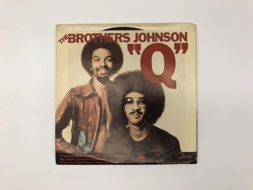 The Brothers Johnson Runnin' For Your Lovin' Record 45 Single AM-1982 A&M 1977 2