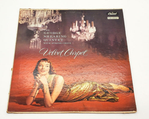The George Shearing Quintet Velvet Carpet 33 RPM LP Record Capitol Records 1956 1