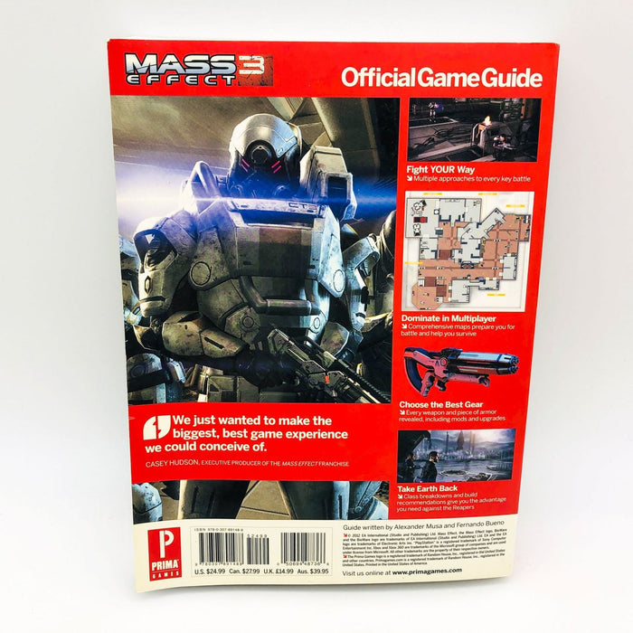 Mass Effect 3 Official Game Guide Paperback N7 Strategy Bioware Prima Games 2