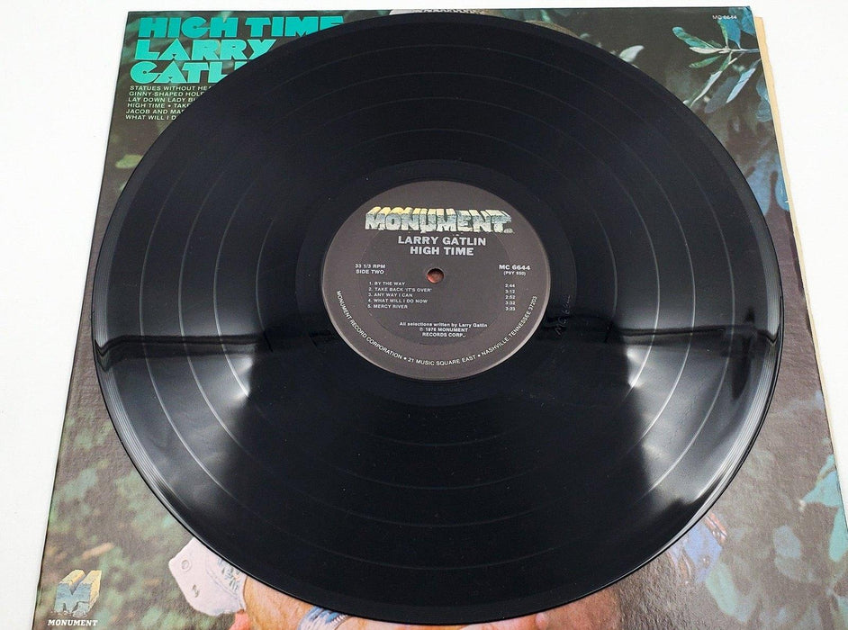Larry Gatlin High Time 33 RPM LP Record Monument 1976 6