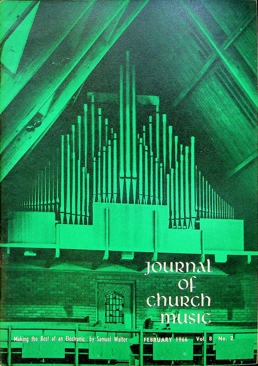 Journal of Church Music Magazine Feb 1966 Easter Anthems Preparing for Bach 1