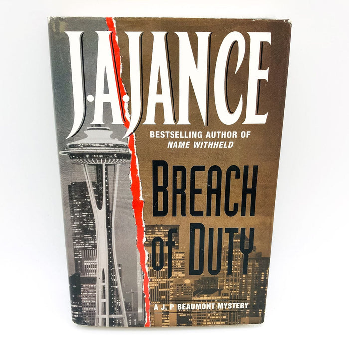 Breach Of Duty Hardcover J. A. Jance 1999 Legal Thriller Detective 1st Edition 1