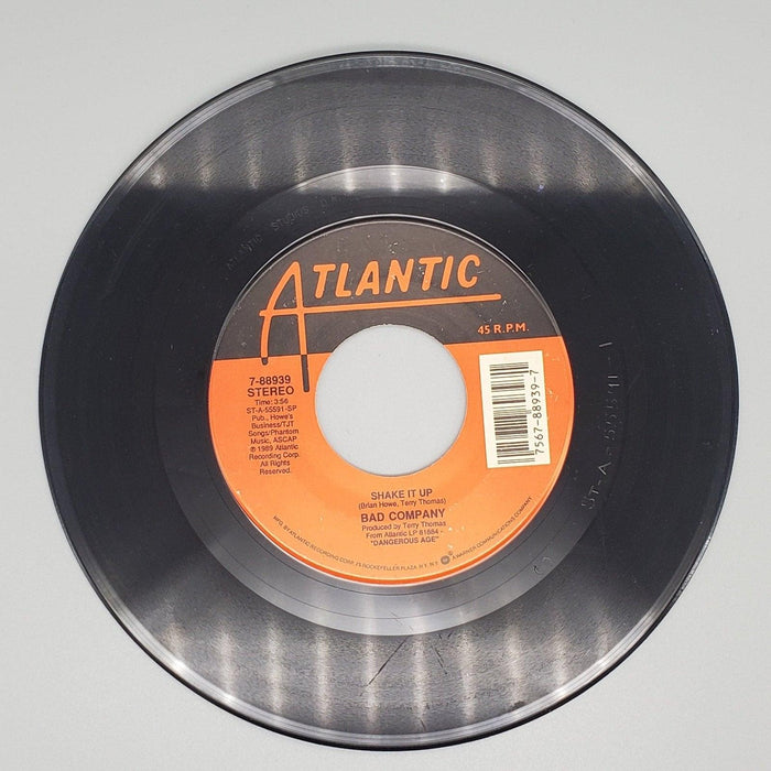 Bad Company Shake It Up Record 45 RPM Single 7-88939 Atlantic Records 1989 1