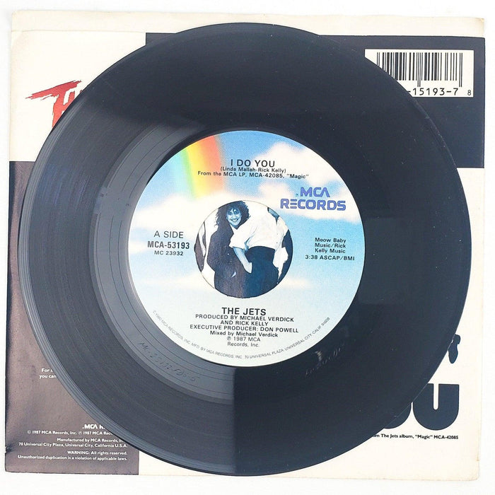 The Jets I Do You Record 45 RPM Single MCA-53193 MCA Records 1987 3