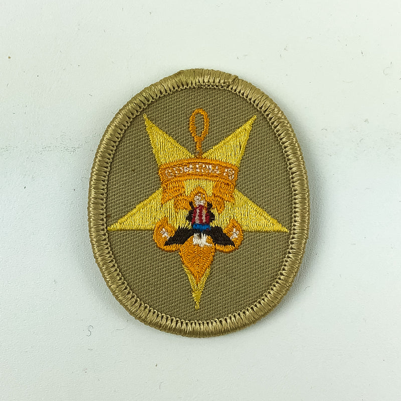 Vintage Star Scouts Patch Emblem Boy Scouts of America Oval Embroidered