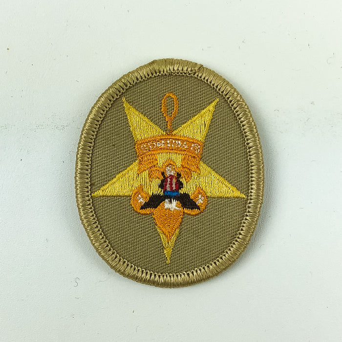 Vintage Star Scouts Patch Emblem Boy Scouts of America Oval Embroidered