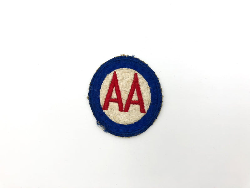 US Army Patch Anti Aircraft AA Command WW2 Vintage United States Military WEAR 1