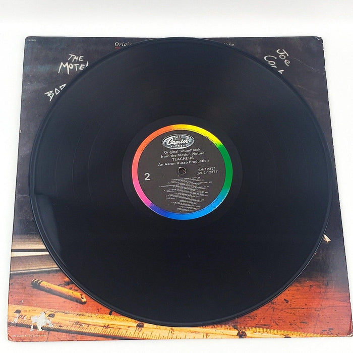 Teachers Soundtrack Record 33 RPM LP SV-12371 Capitol Records 1984 5