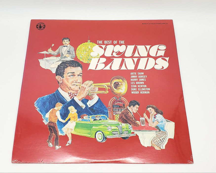 Best Of The Swing Bands LP Record Hindsight Artie Shaw Duke Ellington Les Brown 1