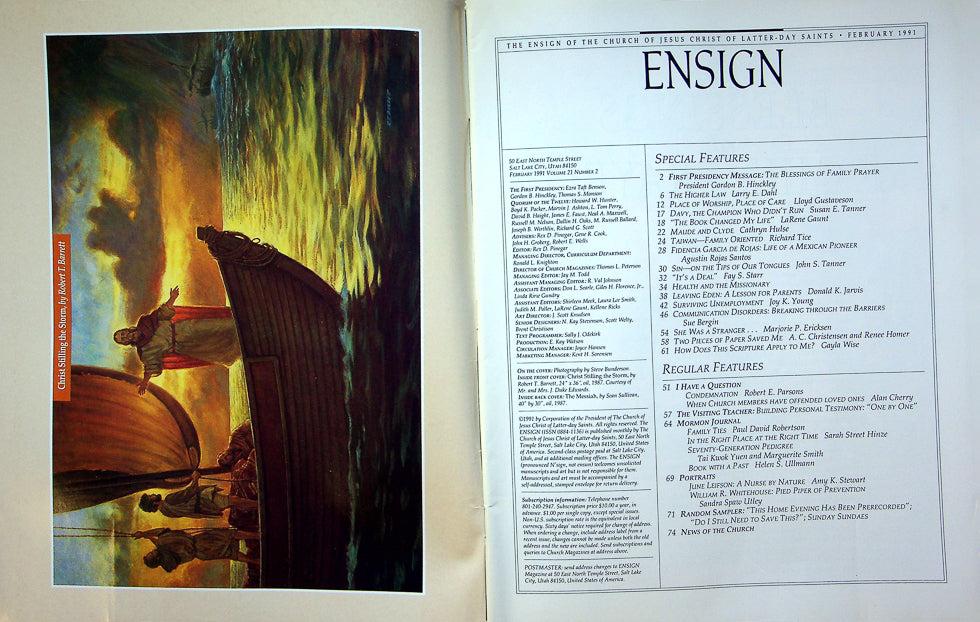 Ensign Magazine February 1991 Vol 21 No 2 House Of Worship, House Of Care 2