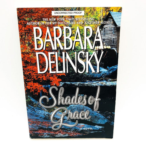 Shades Of Gray Paperback Barbara Delinsky 1995 Illness Uncorrected Proof Signed 1