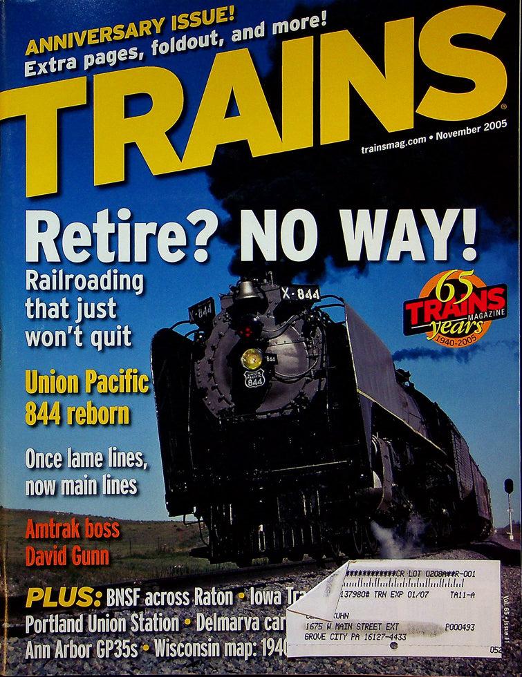 Trains Magazine November 2005 Vol 65 No 11 Railroading That Just Won't Quit