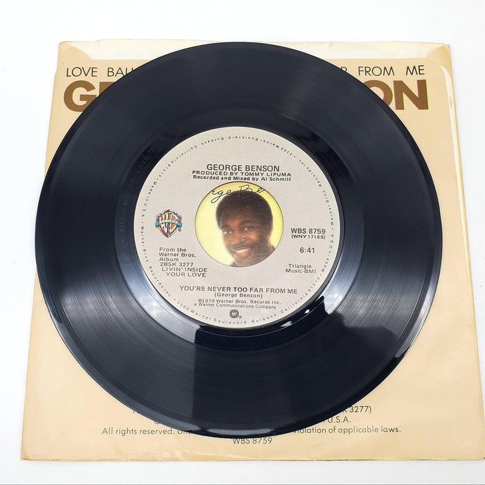 George Benson Love Ballad Single Record Warner Bros. Records 1979 WBS 8759 4