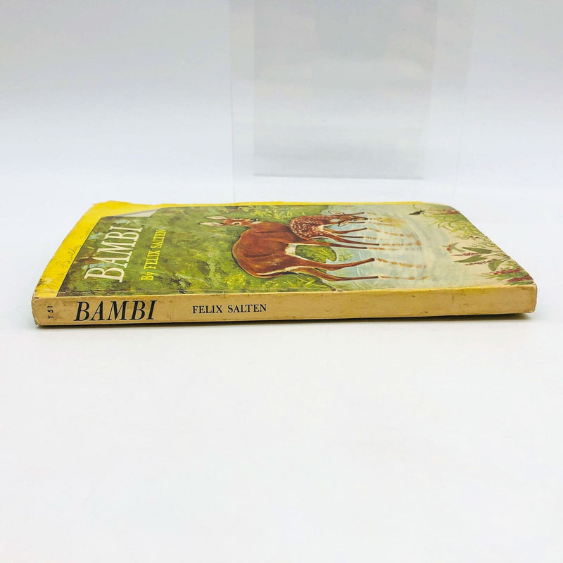 Felix Salten Book Bambi Paperback 1966 Losing Parents Love Death Wild Roe Deer 3