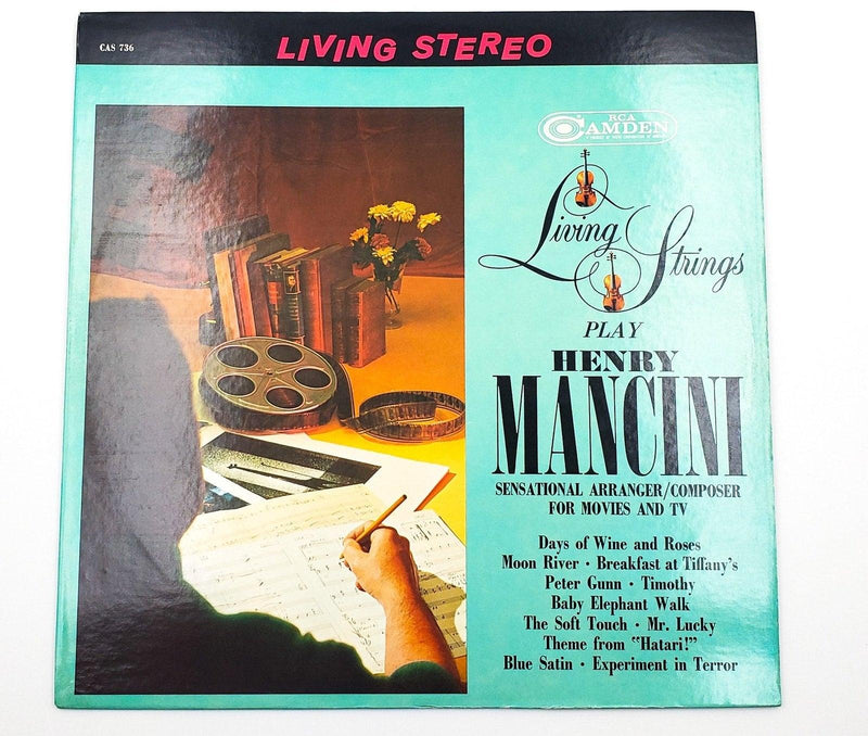 Living Strings Play Henry Mancini 33 RPM LP Record RCA 1963 | CAS 736 1