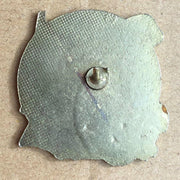 Bald Eagle Lapel Pin Sitting on Branch Large Enamel Acrylic Alaska State 3