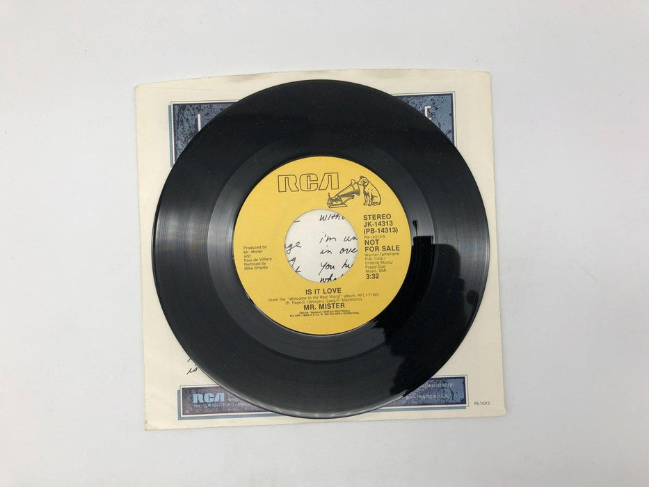 Mr. Mister Is It Love Record 45 RPM Single JK-14313 RCA Victor 1985 PROMOTIONAL 3