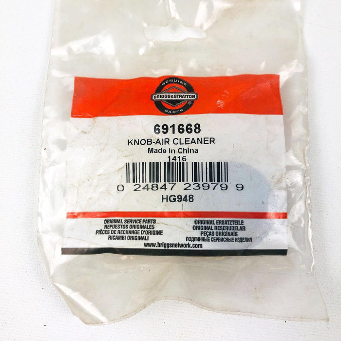 Briggs and Stratton 691668 Air Cleaner Knob Genuine OEM New Old Stock NOS