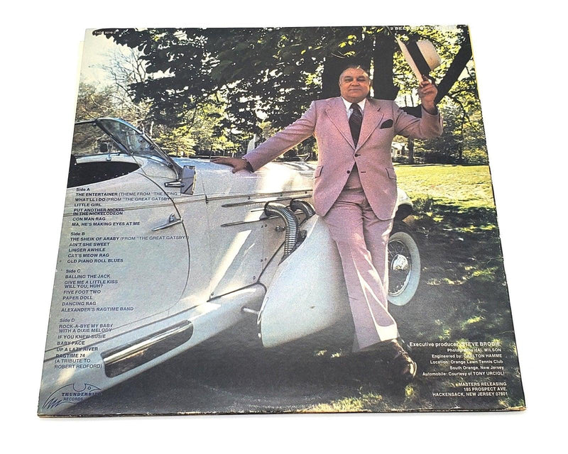 Brad Swanson 22 Great Ragtime Hits 33 RPM 2xLP Record Thunderbird 1974 2