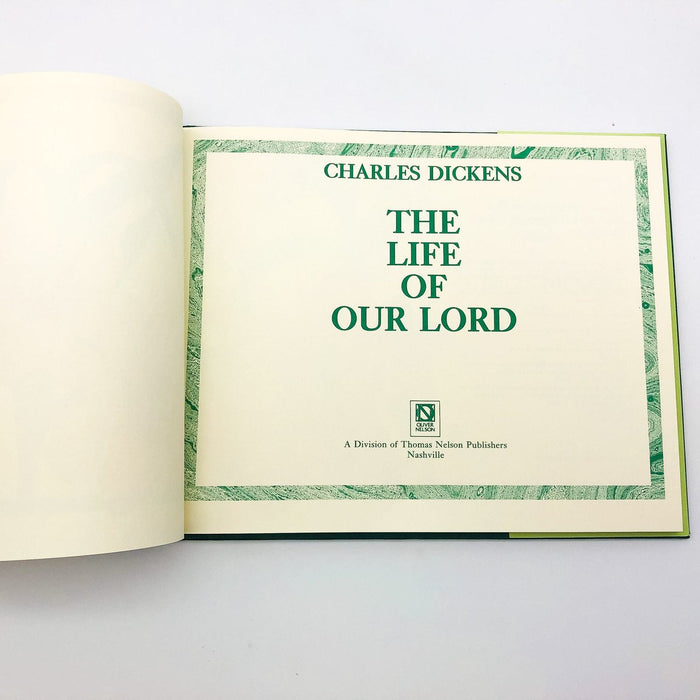 The Life Of Our Lord Hardcover Charles Dickens 1991 Jesus Christ Bible Stories 8