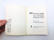 201 Italian Verbs Paperback Vincent Luciani 1966 Fully Conjugated 6