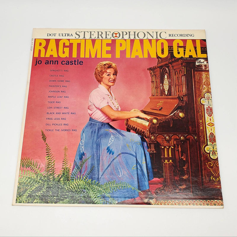 Jo Ann Castle Ragtime Piano Gal LP Record Dot Records 1960 DLP 25249 1