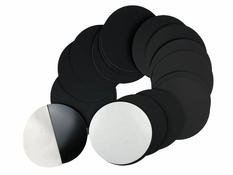 25PK Black Acrylic Circle Discs Round Plexiglas Laser Cut Blank 8-3/4" Diameter 1
