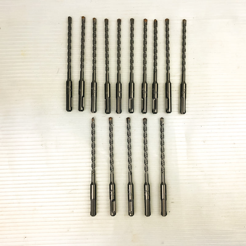 15pk Rotary Hammer Drill Bit 1/4"x6" SDS Plus Carbide Tipped 3.75" LOC Concrete