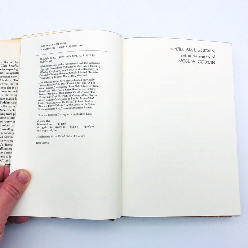 Dream Children Hardcover Gail Godwin 1976 Childless Women Life Crisis 1st Editio 8